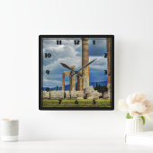 Oude ruïnes in Athene Griekenland Vierkante Klok (Huis)