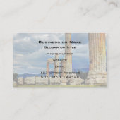 Oude ruïnes in Athene Griekenland Visitekaartje (Achterkant)