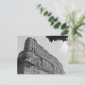 Oude ruïnes: Tempel 33 van Yaxchilan Briefkaart (Staand voorkant)