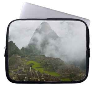 Oude ruïnes van Machu Picchu met Andes Laptop Sleeve