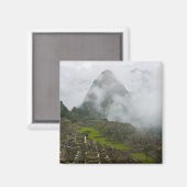 Oude ruïnes van Machu Picchu met Andes Magneet (Voorkant / Achterkant)