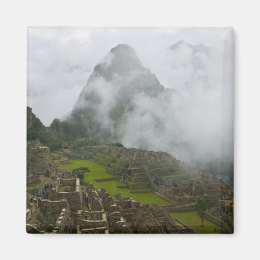 Oude ruïnes van Machu Picchu met Andes Magneet (Voorkant)