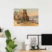 Oude Ruins bij Messina - Rémond Fine Art Poster (Thuiskantoor)