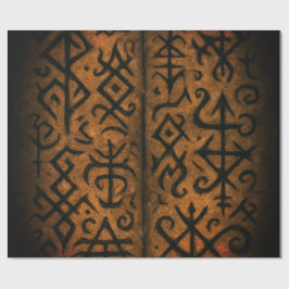 Oude Runen & Mystieke Symbolen Cadeaupapier