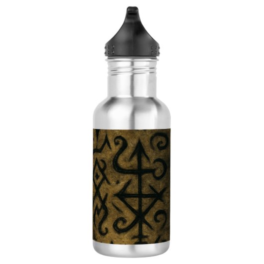 Oude runen waterflessen waterfles (Rechts)