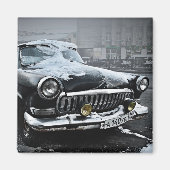 Oude Russische auto Magneet (Voorkant)