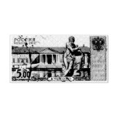 Oude Russische postzegel Zelfinktende Stempel (Design)