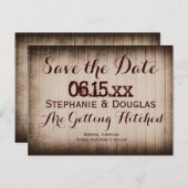 Oude Rustic Barn Wood Sparen de Briefkaarten van d (Voorkant / Achterkant)