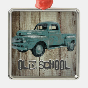  Oude Rustic Old School Ornament