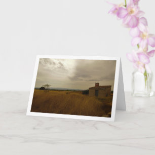 Oude rustieke boerderij landschap kaart