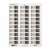 Oude rustieke boom bruiloft retour adres labels (Full Sheet)