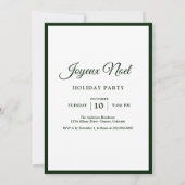 Oude Rustieke Franse Joyeux Noel  Kaart (Achterkant)