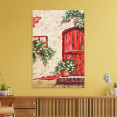 Oude Rustige Faux Canvas afdrukken (Insitu (Woonkamer))