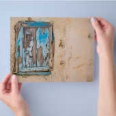 Oude rustige muur flyer (Hand)