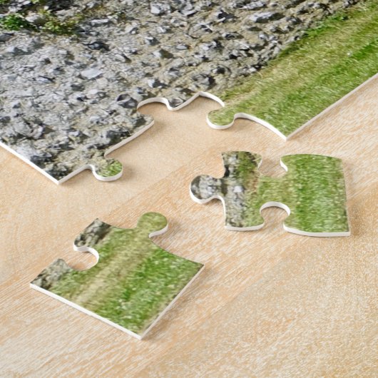 Oude Rustische Engelstalige Landschap Legpuzzel (Zijkant)