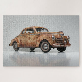 Oude  Rusty Barn vindt auto Legpuzzel