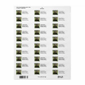 Oude Rusty Boerderij Truck in het land Etiket (Full Sheet)