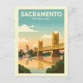 Oude Sacramento Briefkaart (Voorkant)
