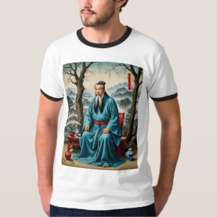 Oude Sage Mountain Wijsheid Kunst T-shirt
