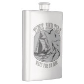 Oude Sailors Time and Tide Classic Flask Heupfles (Rechts)