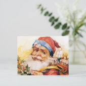 OUDE SAINT NICK BRIEFKAART (Staand voorkant)