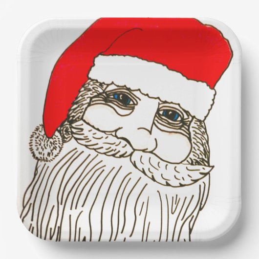 OUDE SAINT NICK PAPIEREN BORDJE (Voorkant)