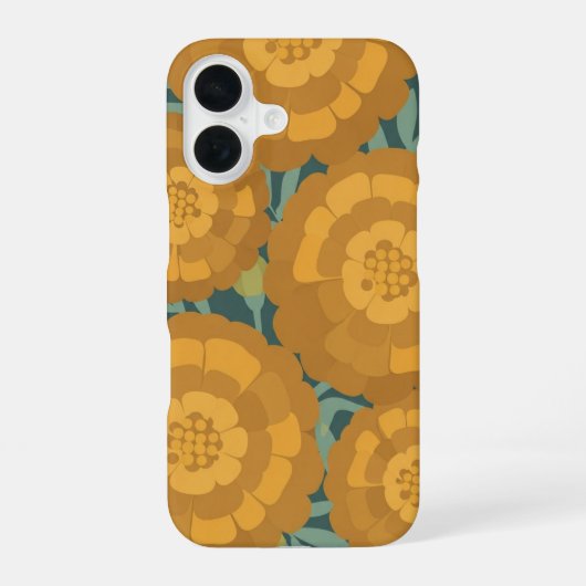 Oude samengegroeide Afrikaantjes iPhone 16 Hoesje (Achterkant)