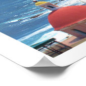 Oude San Juan door Zee II Poster (Hoek)