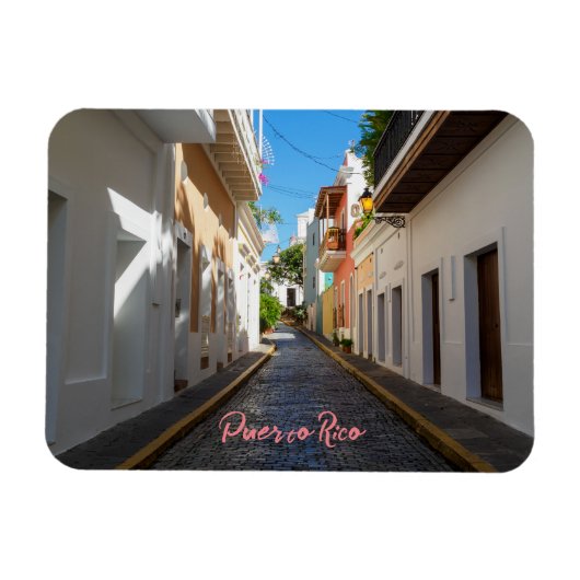 Oude San Juan Puerto Rico reissouvenir Magneet (Horizontaal)
