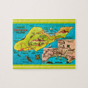 Oude Santa Catalina Island 8x10 Legpuzzel