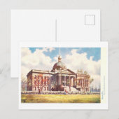 Oude Santa Fe Territoriale Hoofdstad van New Mexic Briefkaart (Voorkant / Achterkant)
