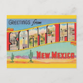 Oude Santa Fe-uitgave Briefkaart (Voorkant)