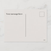 Oude Santa fruitcake voeg bericht toe Feestdagenkaart (Achterkant)