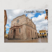 Oude Santa Maria Kathedraal in Ciutadella - Menorc Briefkaart (Voorkant)