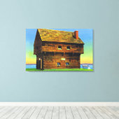 Oude saratoga-slagplaats canvas afdruk (Insitu (Houten vloer))