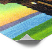 Oude saratoga-slagplaats poster (Hoek)