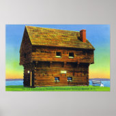 Oude saratoga-slagplaats poster (Voorkant)