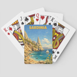 Oude Sardinische Reis Cala Goloritzé Pokerkaarten