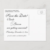 Oude Save the Date! Engelen van Rafaël Aankondigingskaart (Achterkant)