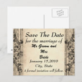 Oude Save the Day ansichtkaart Aankondigingskaart (Voorkant / Achterkant)