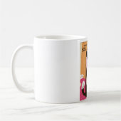 Oude Scandinavische reisposter. Koffiemok (Links)