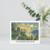 Oude Scarborough Reisposter Briefkaart (Staand voorkant)