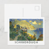 Oude Scarborough Reisposter Briefkaart (Voorkant / Achterkant)