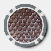 Oude schaal pantser poker chips (Achterkant)