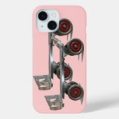 Oude Schaatsen met wielrennen Case-Mate iPhone Case (Achterkant)