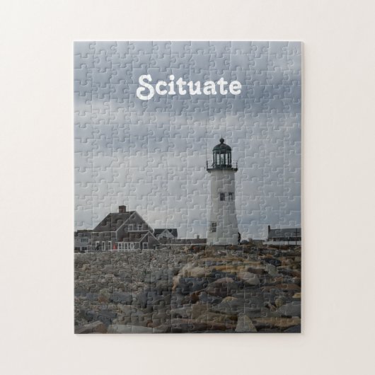 Oude schachtvuurtoren legpuzzel (Verticaal)