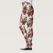 Oude scharlakenrozen  leggings (Links)