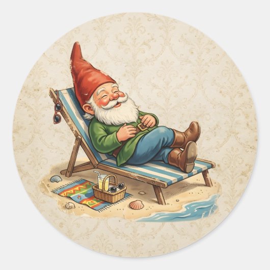 Oude Scharp Foto - TUINKAARTEN 26 Ronde Sticker (Voorkant)