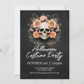 Oude Schedel Halloween Kaart (Voorkant)