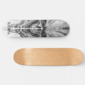 Oude Schedel Schets Persoonlijk Skateboard (Horizontaal)
